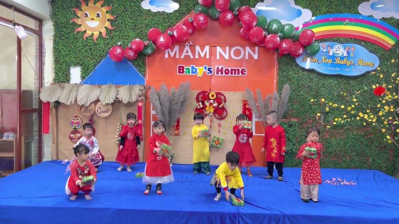 🎵 Ngày tết quê em ❤️ Деятельность детского сада ❤️ 08.01.2023 ❤️ Baby's Home TV