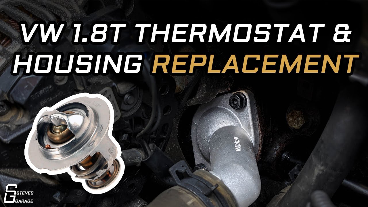 Замена термостата и корпуса MK4 VW 1.8t