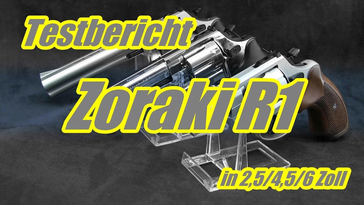 Zoraki R1 Review /Test in 2,5 4,5 und 6 Zoll