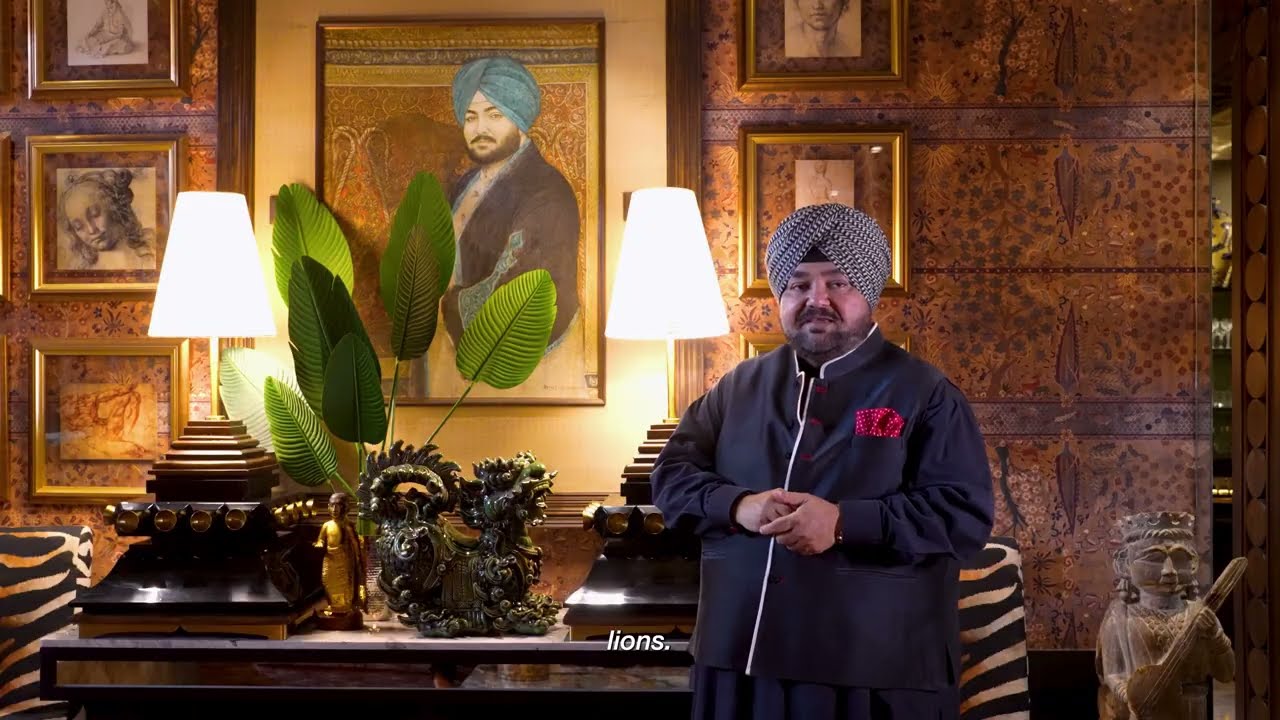 Inside JJ Valaya's maximalist Gurugram home