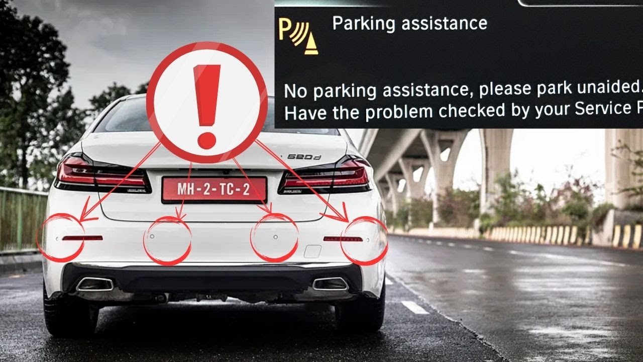 Ostrzeżenie &bdquo;Brak pomocy w parkowaniu, prosimy parkować bez pomocy&rdquo; w samochodach BMW