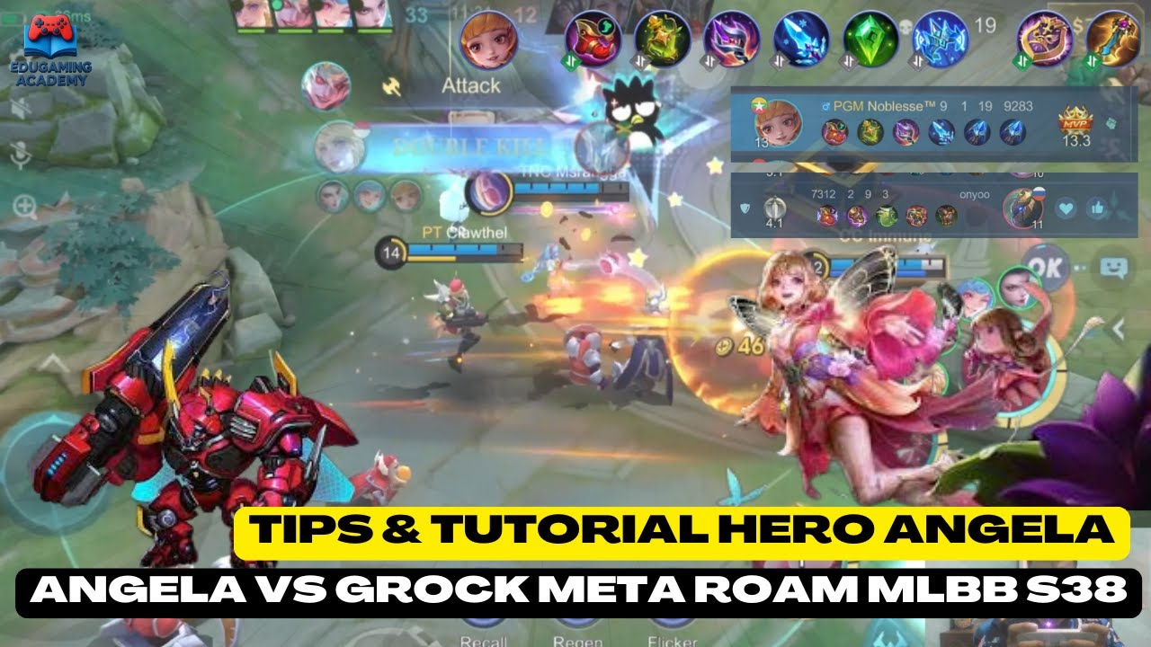 Tips, Tutorial & Rotasi Hero Angela — Angela vs Grock Meta Roam MLBB Season 38