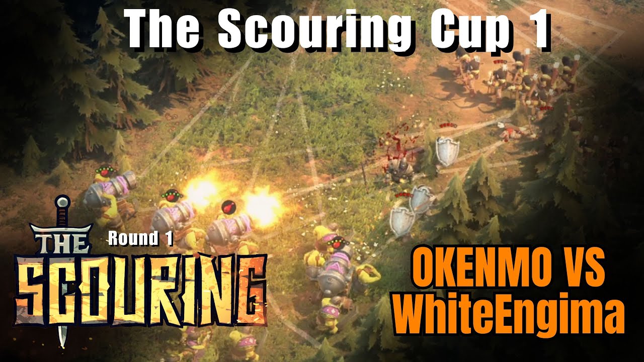 THE SCOURING CUP 1 | Раунд 1 Okenmo против WhiteEngima | THE SCOURING RTS