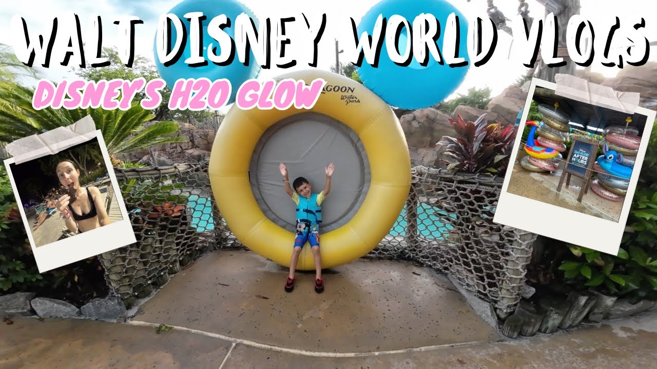 WALT DISNEY WORLD VLOGS! ✨ H2O GLOW! 💧After Hours Event at Typhoon Lagoon 🏊 