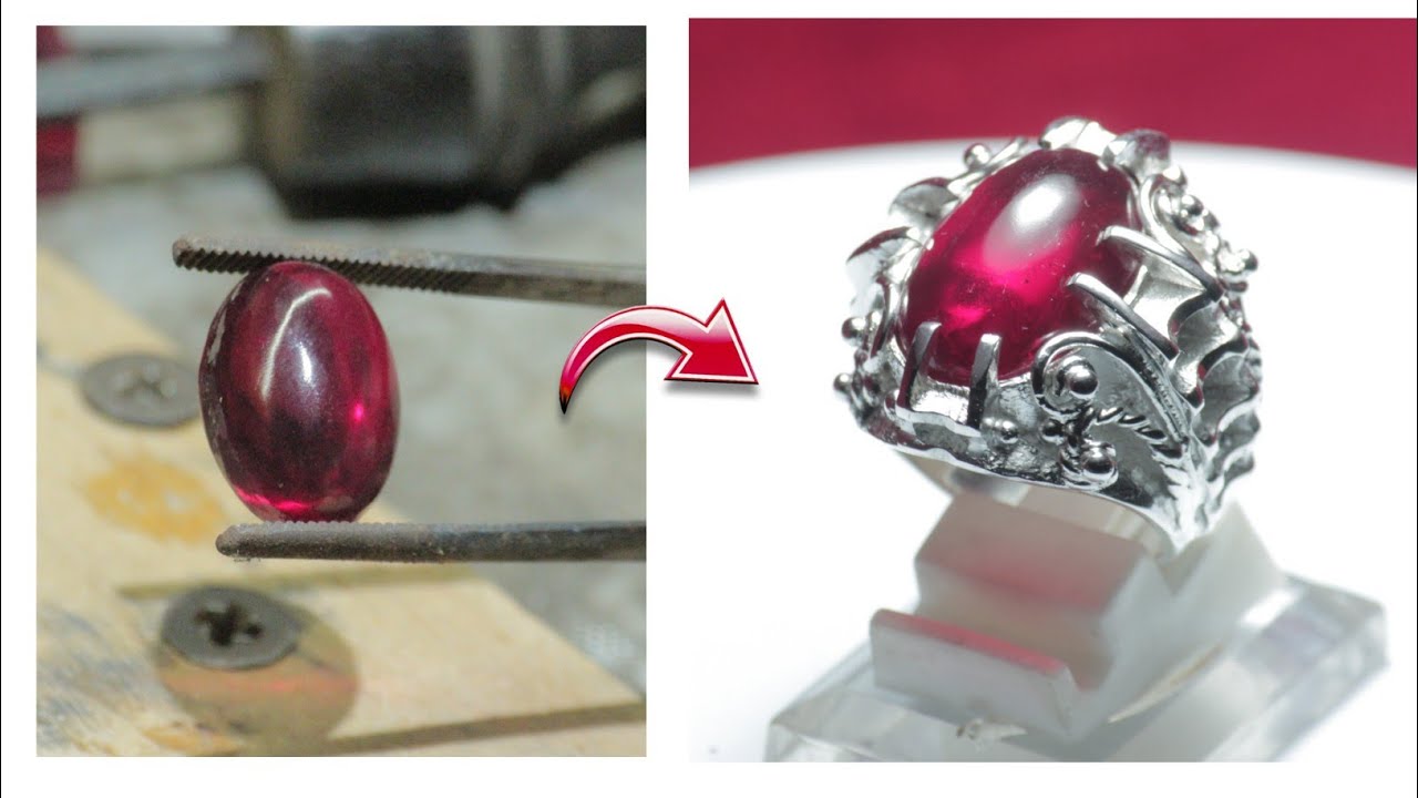 Proses membuat cincin King Solomon Mine - Perak Handmade