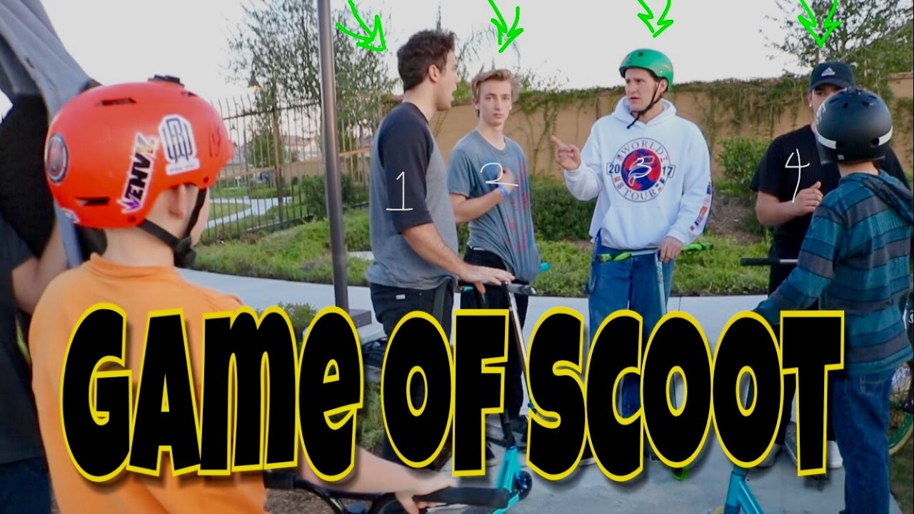 Game Of S.C.O.O.T! STEPHEN GARLATTA VS LOCAL SCOOTER RIDERS