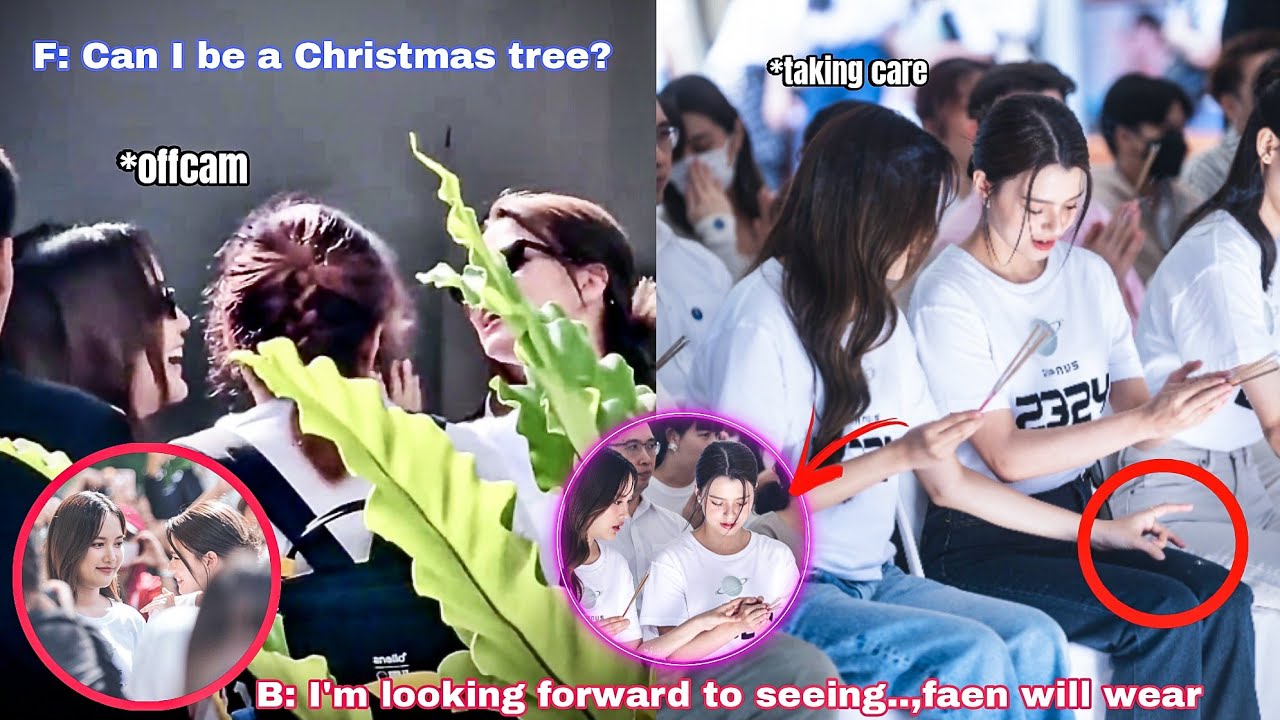 (FreenBecky) FREEN REVEAL SOMETHING during บวงสรวงURANUS2324 🤭