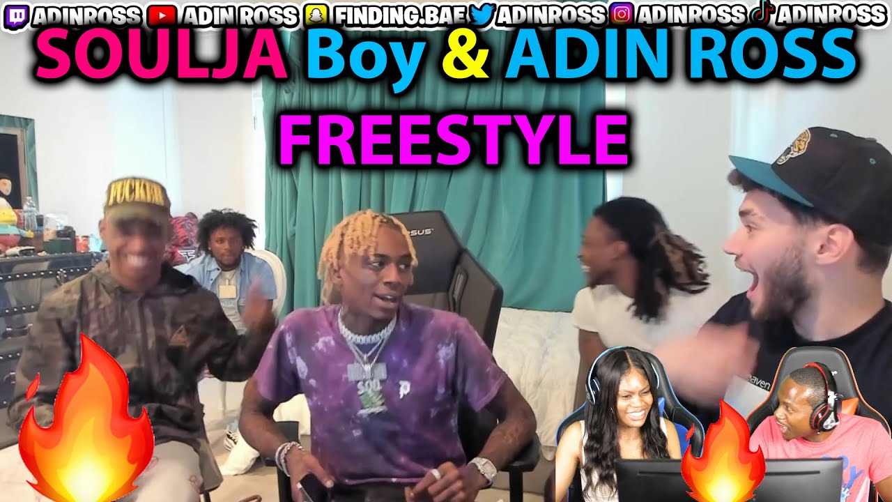 SOULJA Boy & Adin Ross FREESTYLE (REACTION) 🔥🔥🔥