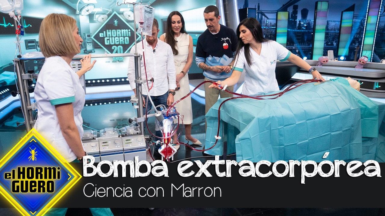 Un avance científico de película: Marron trae una bomba cardíaca extracorpórea - El Hormiguero