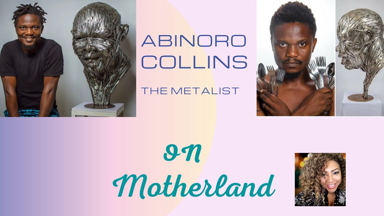 Nigerian Sculptors Abinoro Collins on Motherland (Spoons Artist)