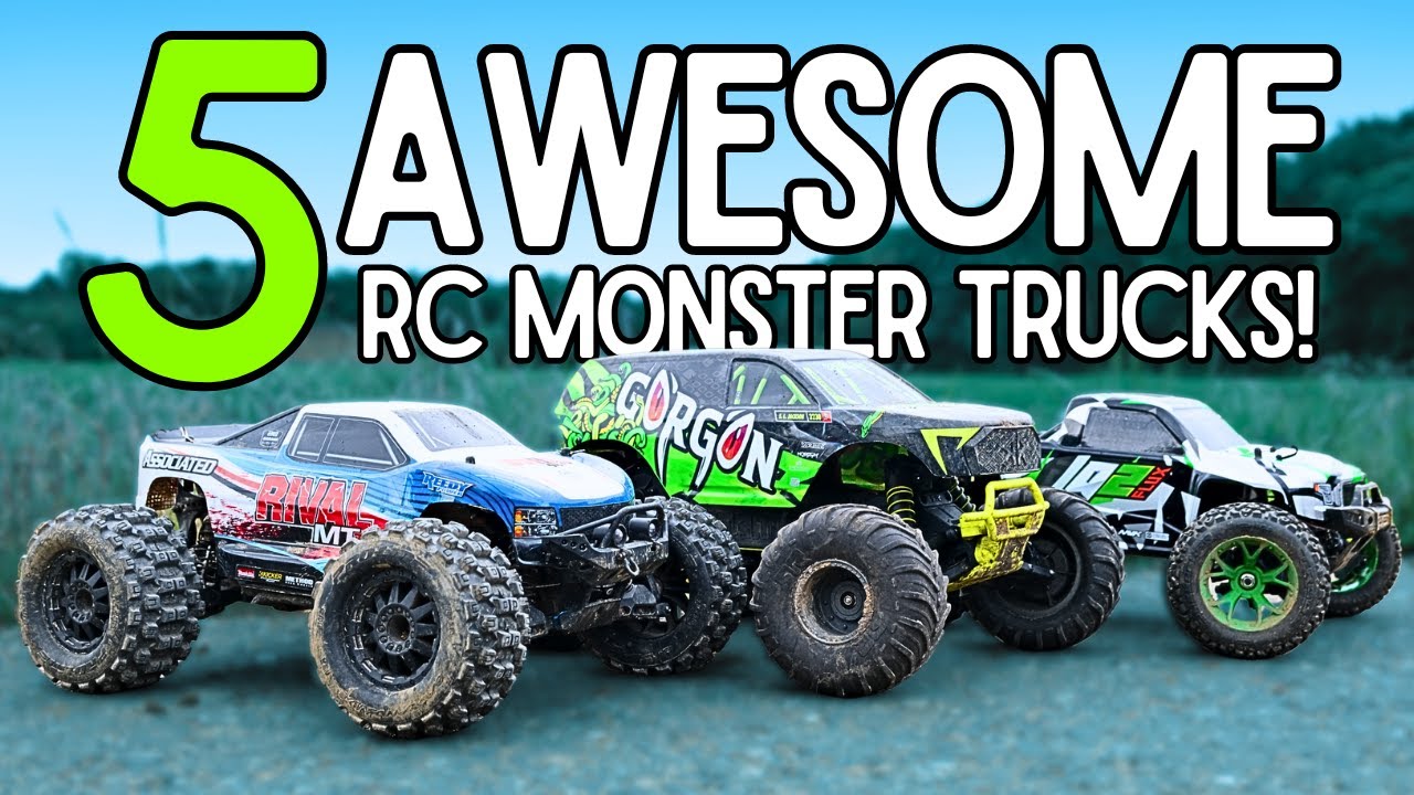 5 of THE BEST 1/10 RC Monster Trucks in 2024 (Still Good in 2025)