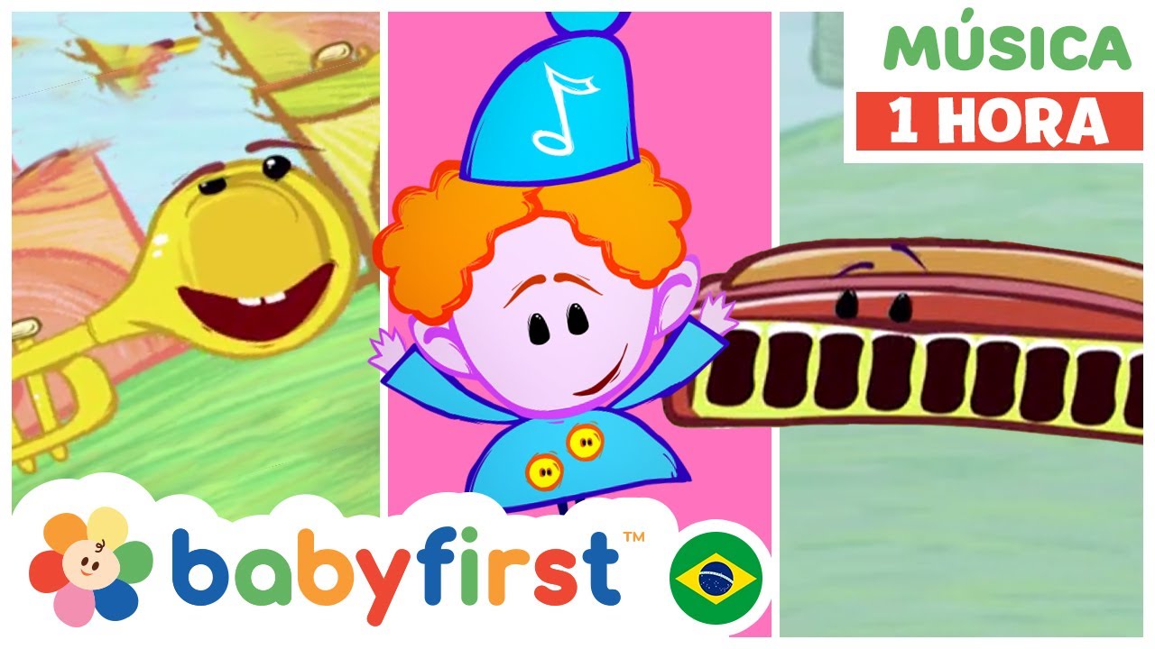 Aprender instrumentos musicais | Música Educativa | Harmônica | Trombone e mais | BabyFirst Brasil