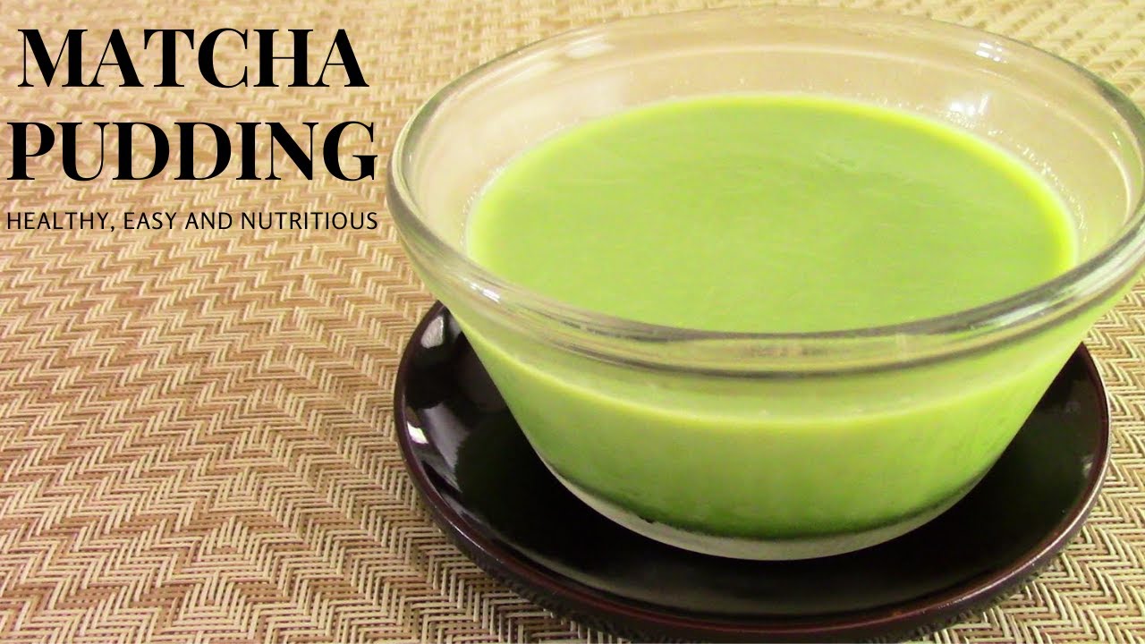 MATCHA PUDDING | 抹茶プリン | Healthy, easy and creamy!
