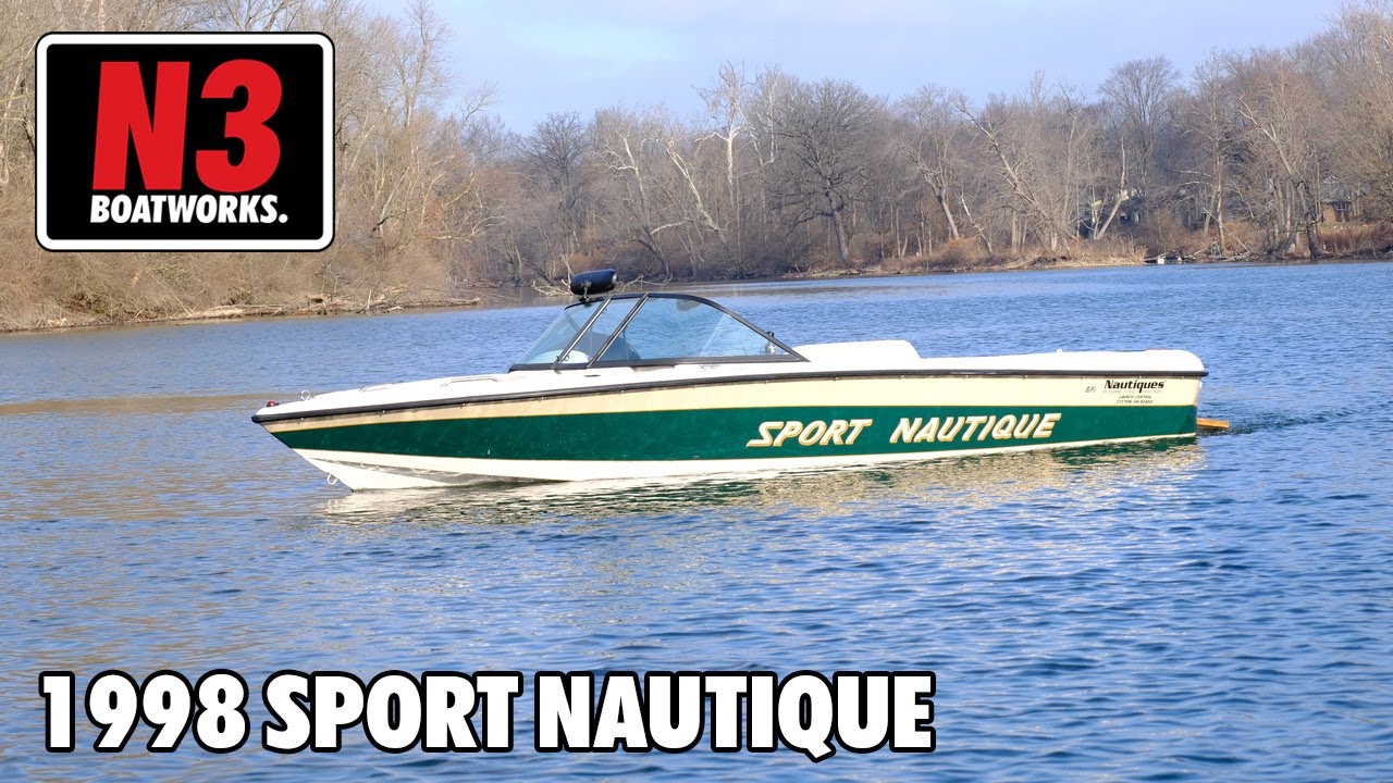 Спортивная яхта Sport Nautique 1998 года выпуска, цвет Hunter Green, на воде || N3 Boatworks