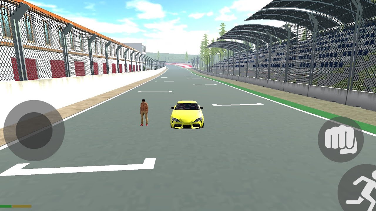 Supra race car testing indian bikes driving 3D 