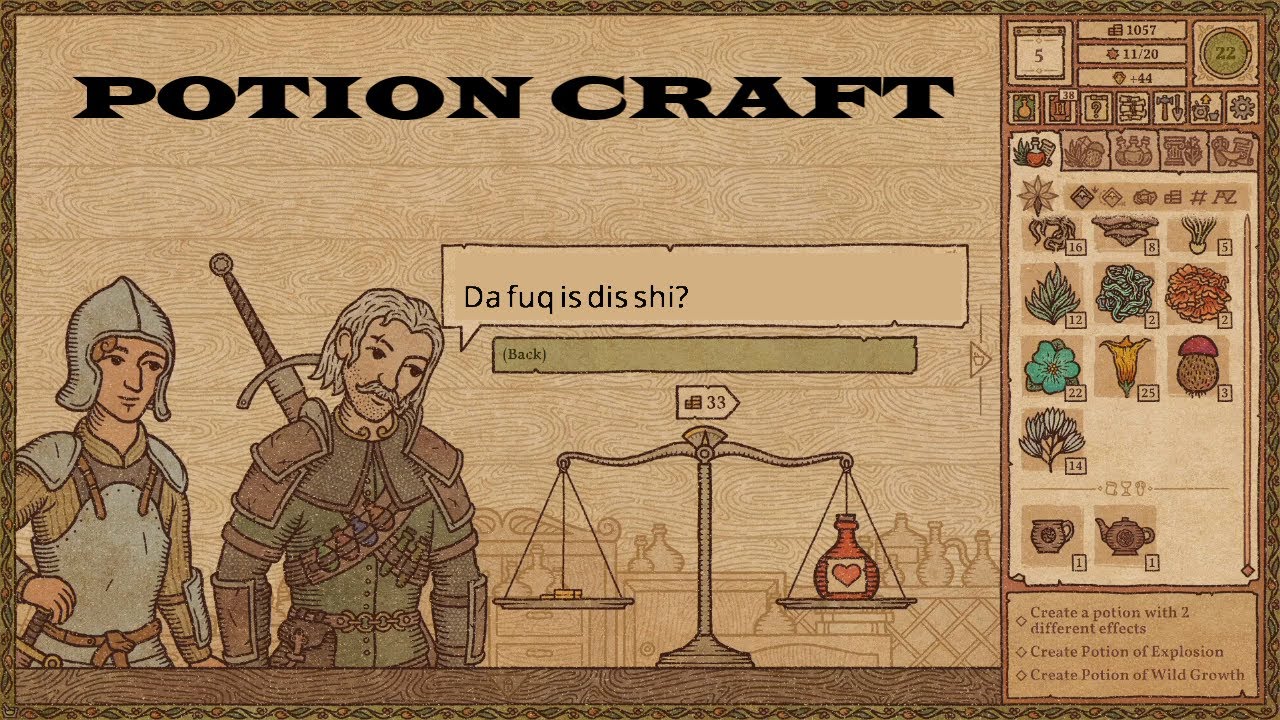 CONCOCTING STRANGE SUBSTANCES in Potion Craft | Ep. 1