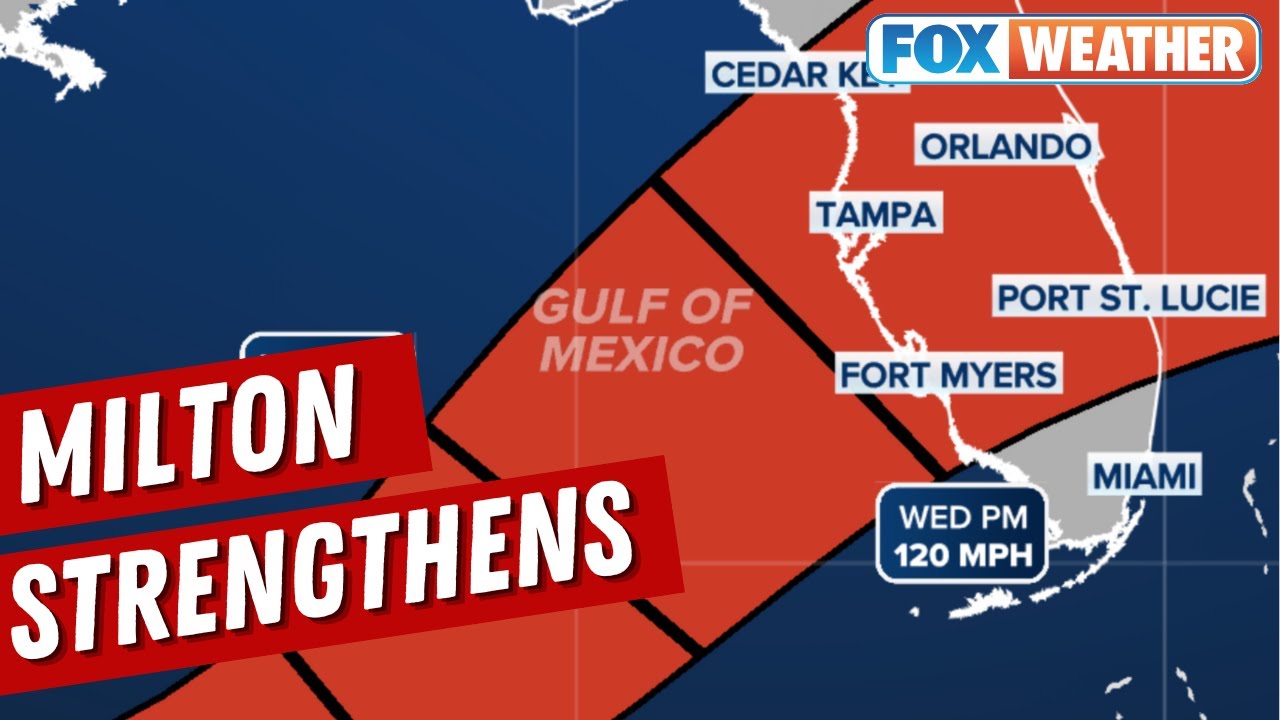Hurricane Milton Rapidly Intensifying As It Takes Aim For Florida