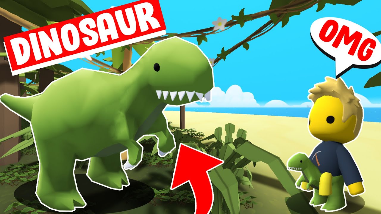 I FOUND SECRET DINOSAUR IN WOBBLY LIFE