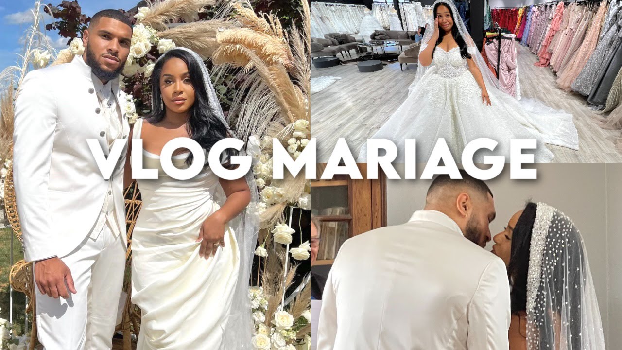 VLOG MARIAGE: PRÉPARATIFS, STRESS, ROBE, COSTUMES À LA DERNIERE MINUTE 😫