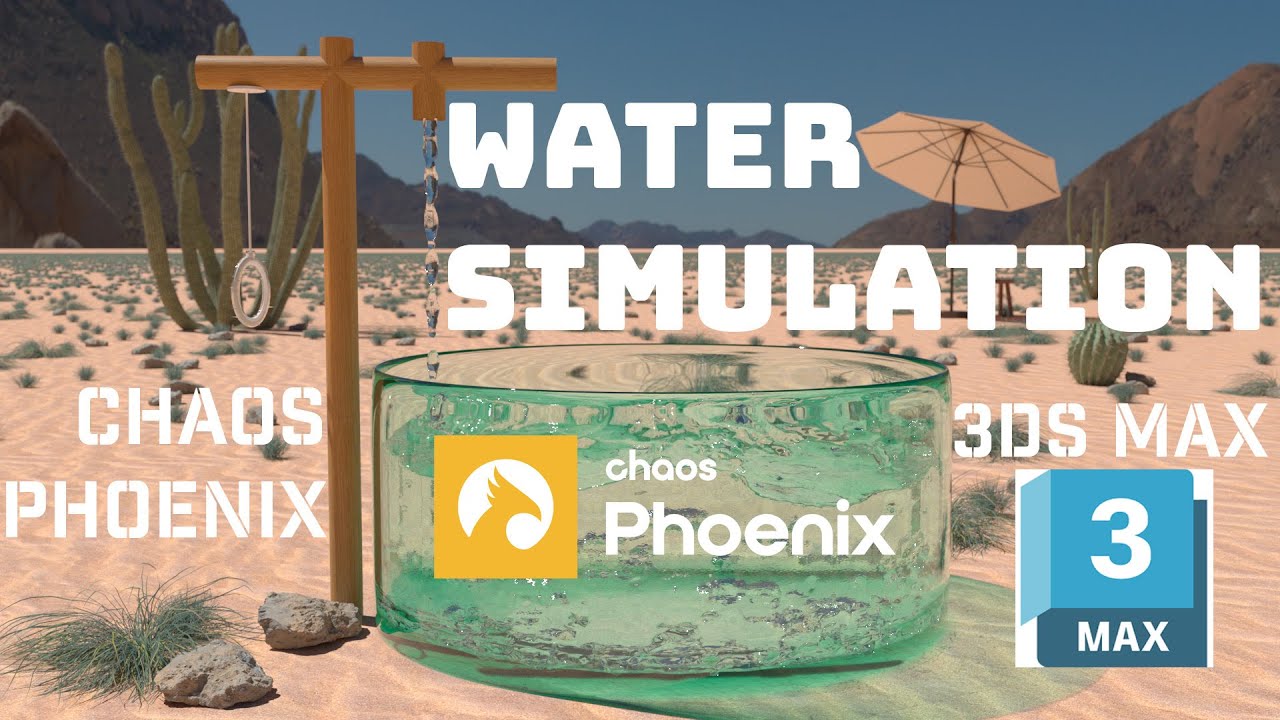 Water Simulation in 3ds Max with Chaos Phoenix | Beginner Tutorial