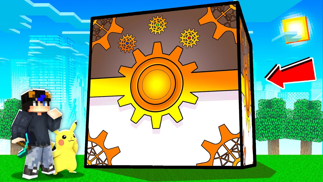 ENCONTRAMOS EL LUCKY BLOCK DIOS GIGANTE de Minecraft Pixelmon!