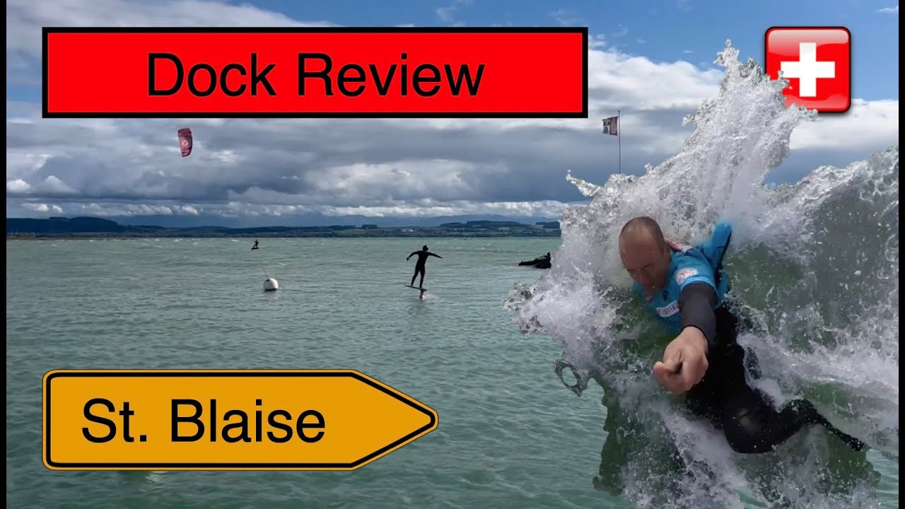 THE Watersport Spot in Switzerland! Dock  Review St. Blaise! #pumpfoil #wingfoil #watersport