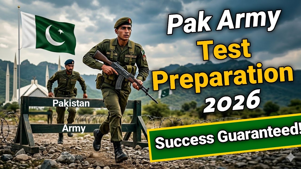Pak Army Written Test Preparation | Army Vacancy 2026 | Pak Army  Bharti | @Ayeshaforcesacademy 