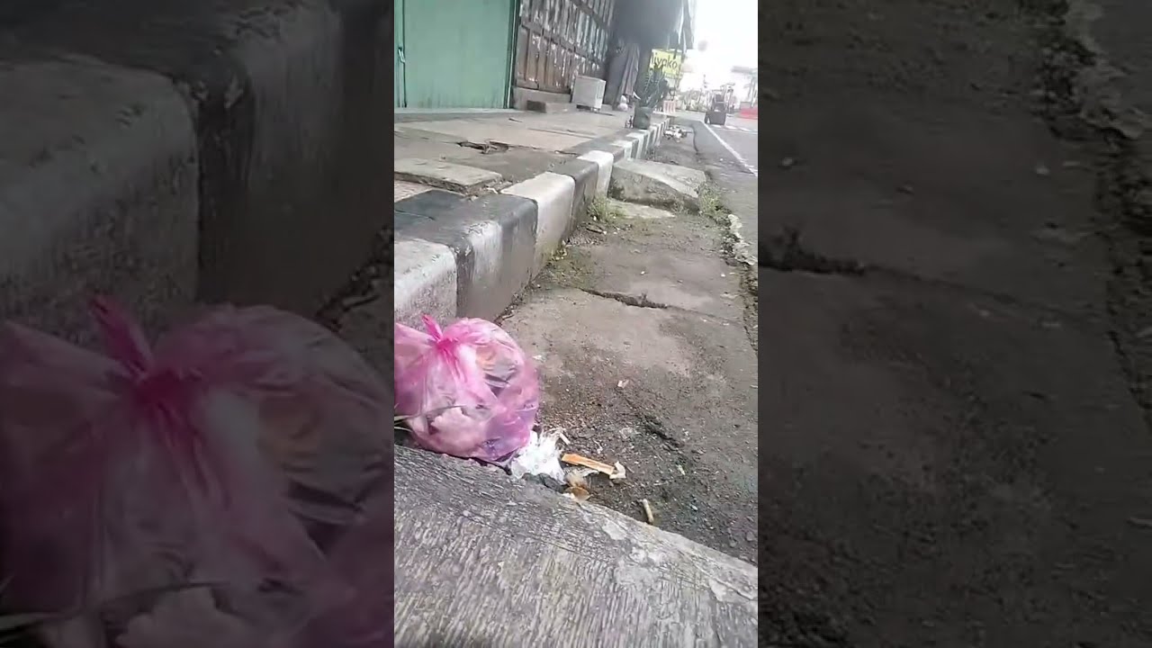 Olahraga pagi menikmati jalanan kota serang melintasi alun alun komplek pemerintahan provinsi banten