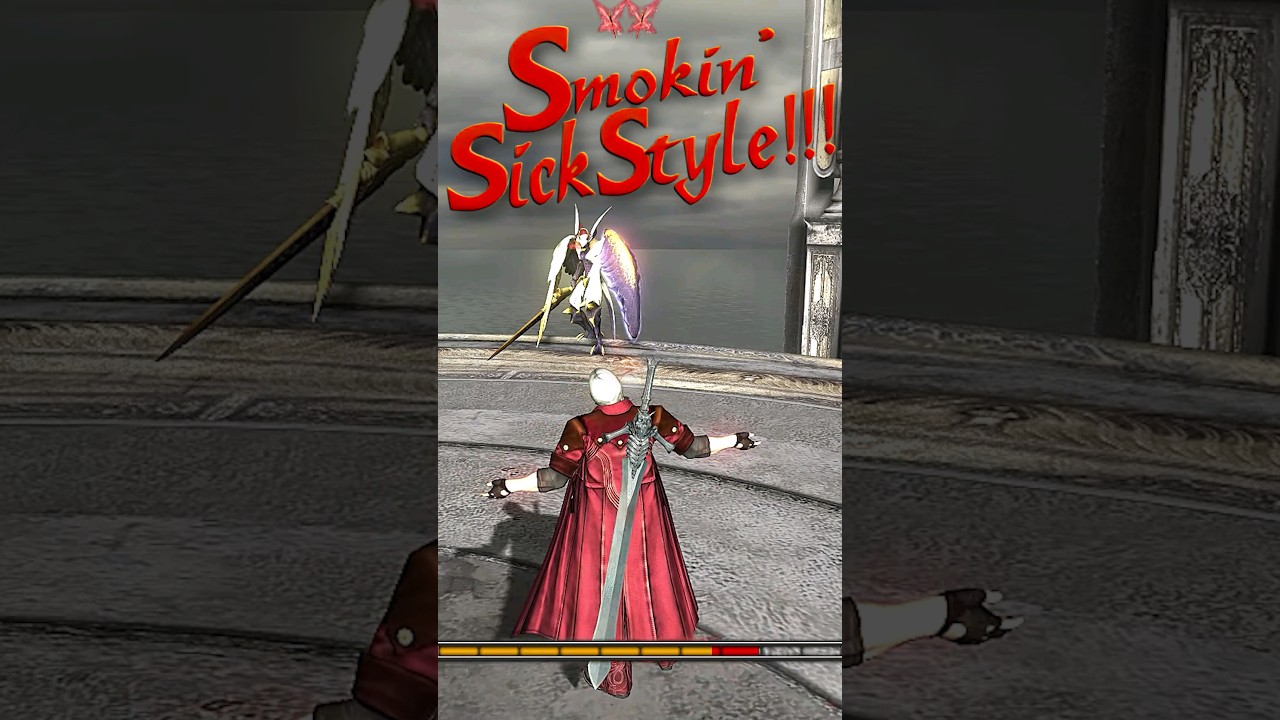 Безумное КОМБО в воздухе Devil May Cry 4
