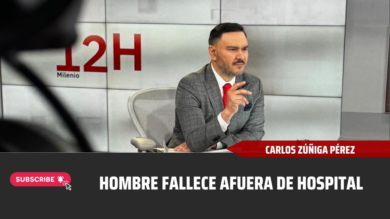Hombre fallece en la entrada de hospital