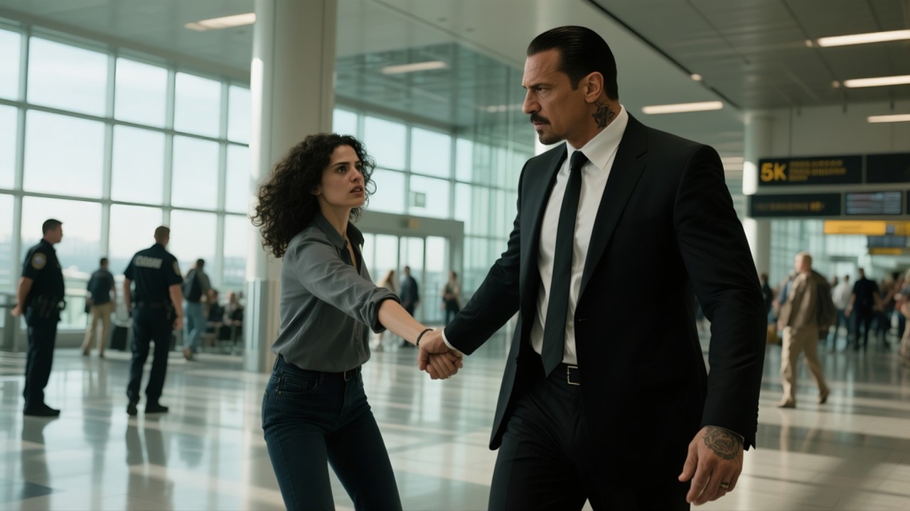 She Spilled Coffee on a Stranger at the Airport — The Mafia Boss Grabbed Her Wrist