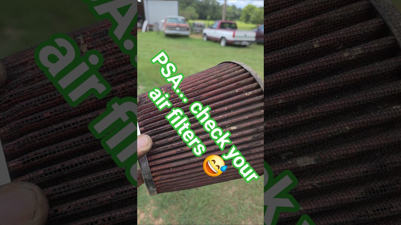 make sure to check your filters when looking over the car #driftcar #mustang #mechanic #junk #trash