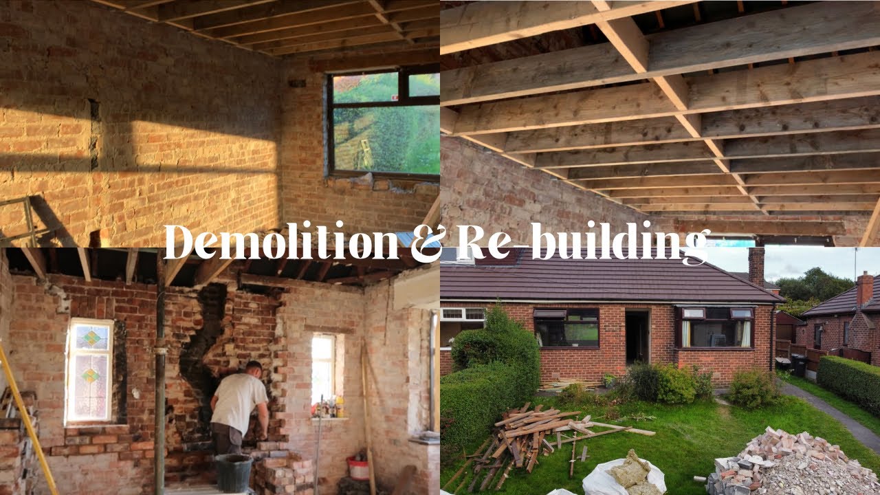 Renovating our 1960’s bungalow | Ep 2 | Demolition & Re-building