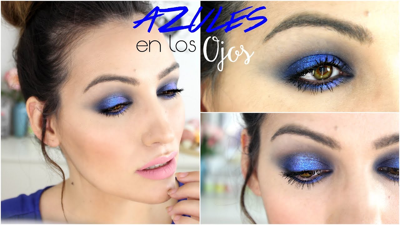 Cómo maquillarse con sombras azules