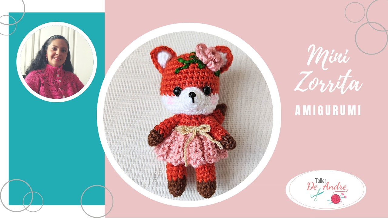 Mini Zorrita Amigurumi.