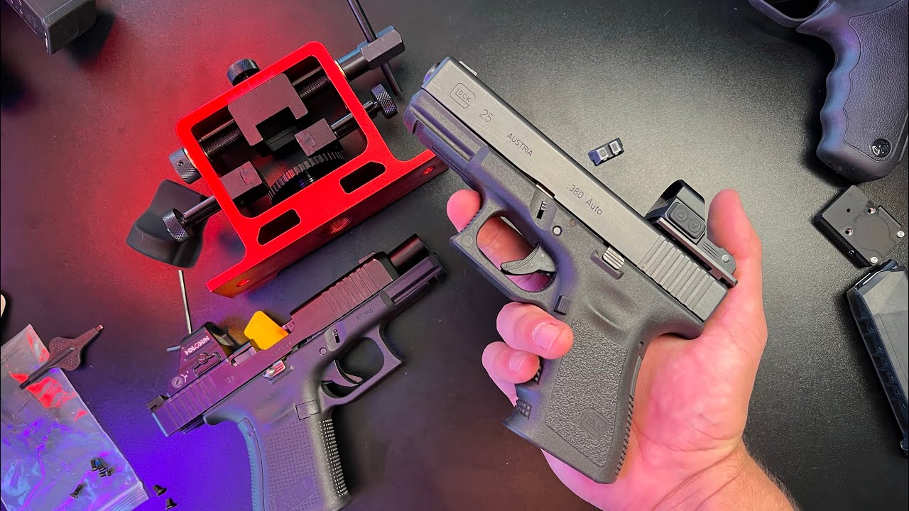 Como instalar Red dot na Glock G25 cal 380