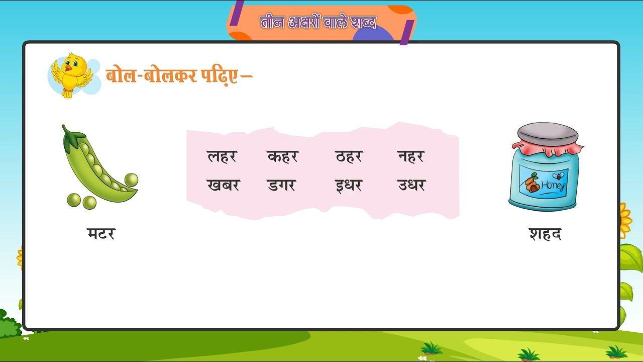 Ch 6 | Book Magic | Shabd Gyan | Lkg | Teen Akshar Wale Shabd | For children