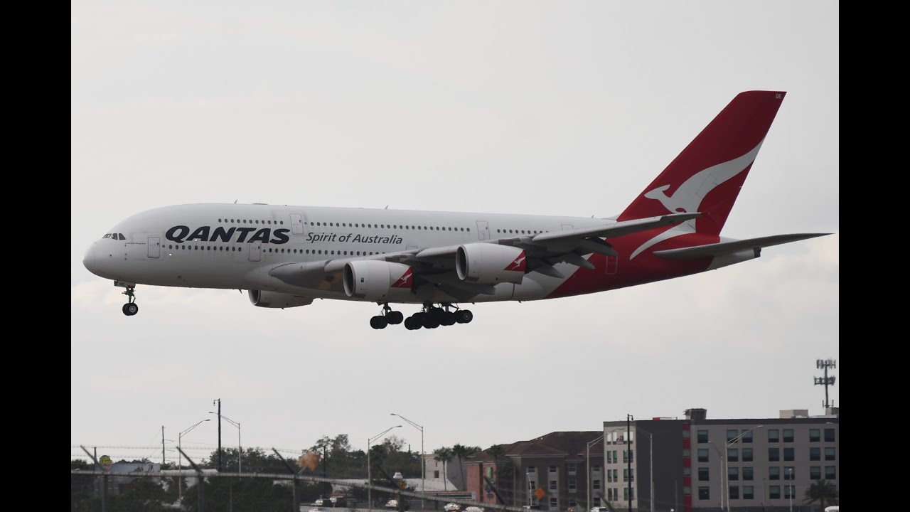 [RARE] Qantas A380 Charter at Orlando MCO Airport