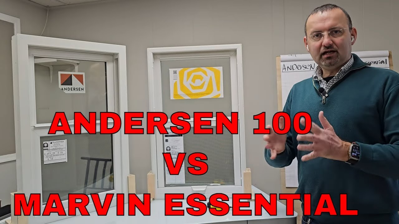 Andersen 100 Fibrex Window vs Marvin Essential Fiberglass Window| Side By Side