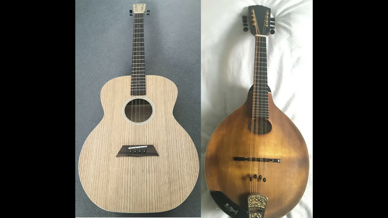 Saint Ruth's Bush - a reel in A Dorian, tabbed and played in 2 versions (Tenor Guitar and mandolin)