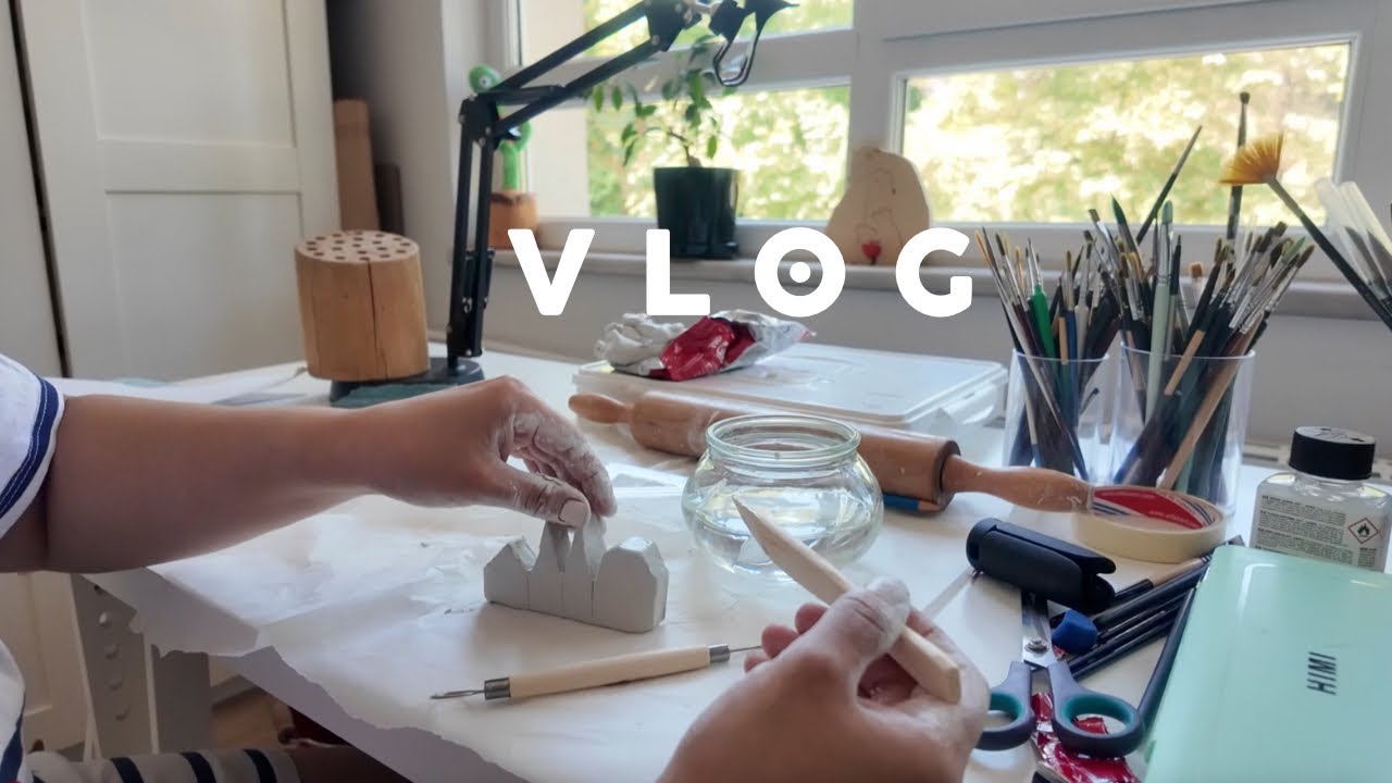 Vlog - İLK SERAMİK DENEYİMİM - TATİL HAZIRLIKLARI #40