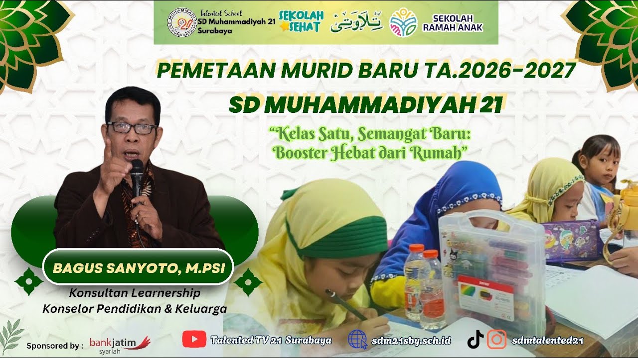 Bagaimana Pemetaan Murid Baru di SD Muhammadiyah 21 Surabaya?? Yuk tonton videonya ;)