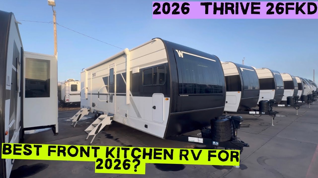 Front Kitchen With An Amazing Bedroom! 2026 Winnebago Thrive 26FKD