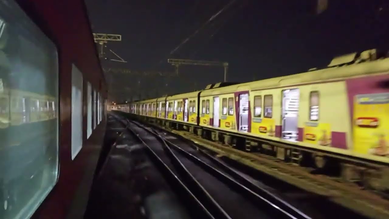 UNCUT JOURNEY FROM KALYAN TO THANE 12533 PUSHPAK EXPRESS #railway #indianrailways #lhbcoaches #train