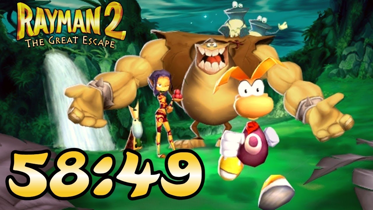 Rayman 2: The Great Escape Any% Speedrun in 58:49