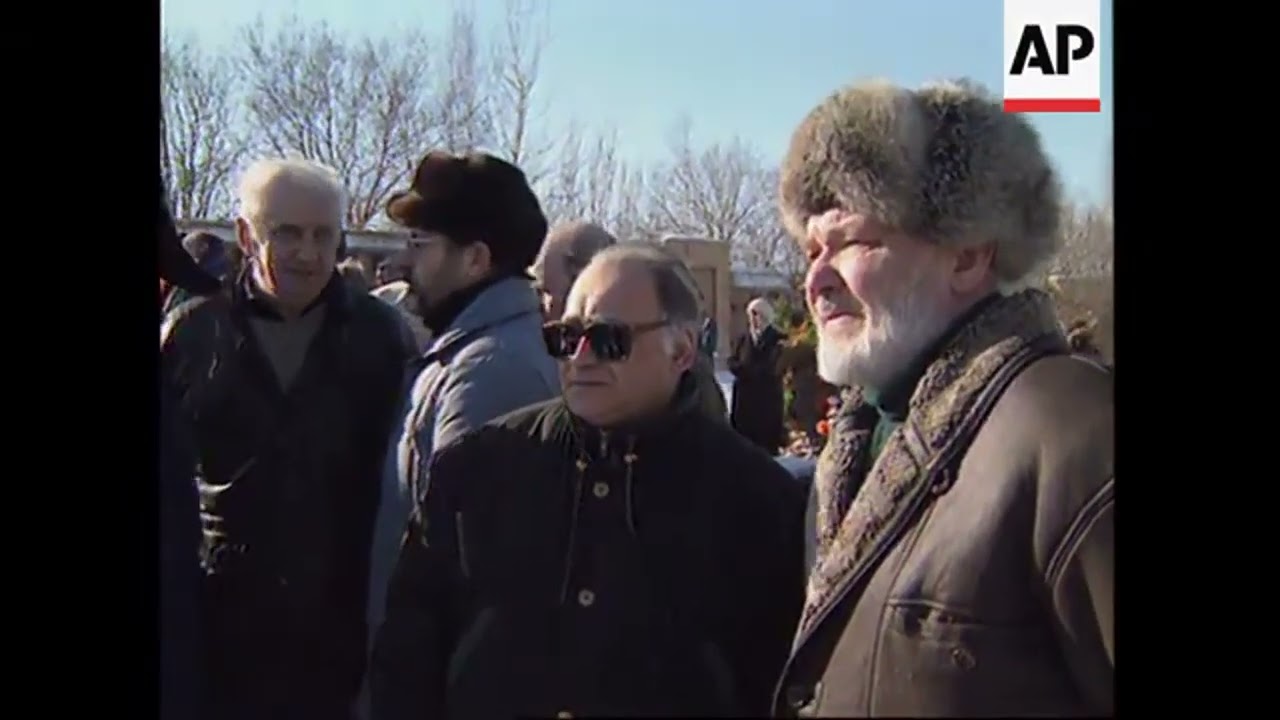 Russia Anthem Funeral Of Anna Larina At February 24, 1996