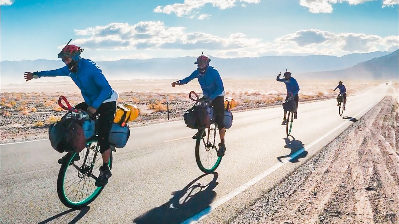 Riding a Unicycle Across Death Valley // Ep.7 Unicycling Across America
