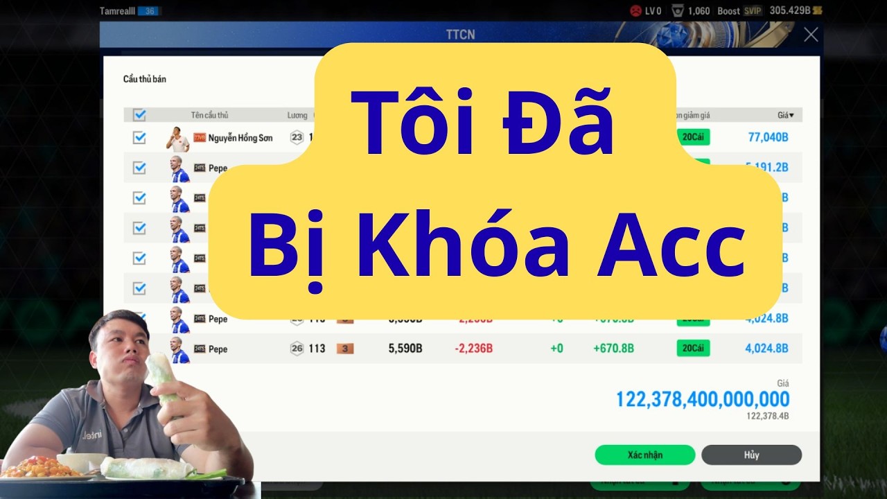 Tôi Đã Bị Khóa Acc