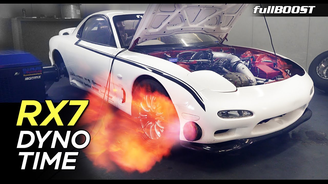 The RX7 hits the dyno - Mazda FD rotary build ep08  | fullBOOST