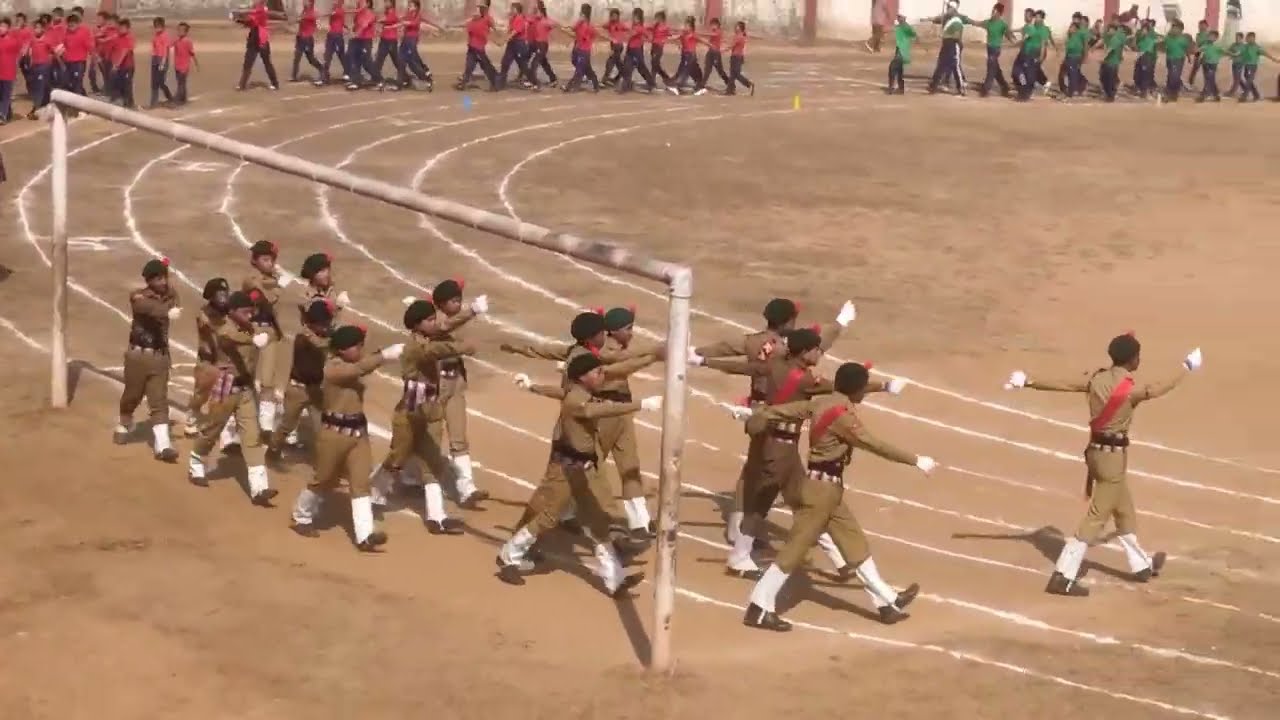 Annual Day March Past at Don Bosco School Tura.